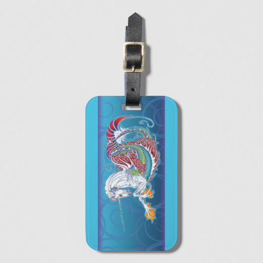 Mink Style Hippicorn Bagage Label (Voorkant (verticaal))
