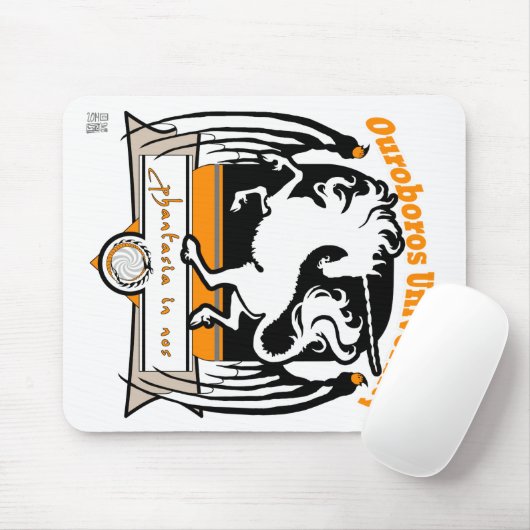 MinkMode Mousepad: Universiteit van Ouroboros Muismat (Met muis)