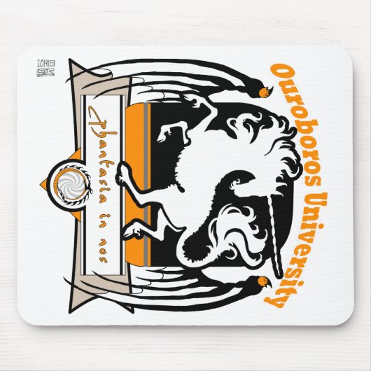 MinkMode Mousepad: Universiteit van Ouroboros Muismat (Voorkant)
