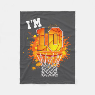 Minnaar van een jaar oud Basketbal 10e 10 Thema La Fleece Deken