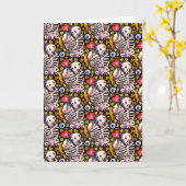 MINNAARS TUSSEN DE KLIMOP, ZIELIGE SKELETTEHUG KAART (Gele Bloem)