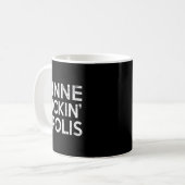 Minnealis Minnesota Funny Rude Retro Gag Gift Koffiemok (Voorkant links)