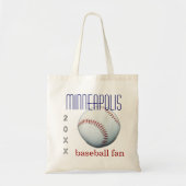 Minneapolis Baseball Fan Canvas tas (Voorkant)