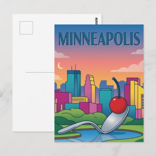 Minneapolis Beeldentuin Briefkaart (Voorkant / Achterkant)