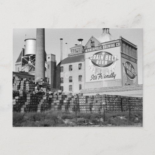 Minneapolis Brewery, jaren '30 Briefkaart (Voorkant)