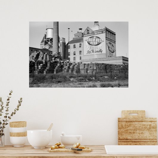 Minneapolis Brewery, jaren '30 Poster (Keuken)