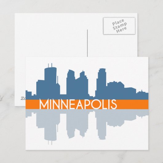 Minneapolis Briefkaart (Voorkant / Achterkant)