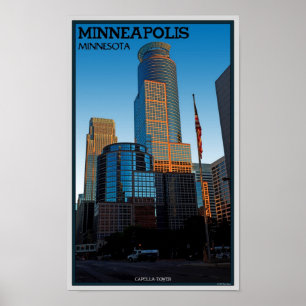 Minneapolis - Capella Tower Poster