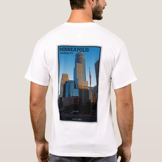 Minneapolis - Capella Tower T-shirt (Achterkant)