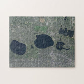 Minneapolis chain of Lakes Jigzaag Puzzle Legpuzzel (Horizontaal)