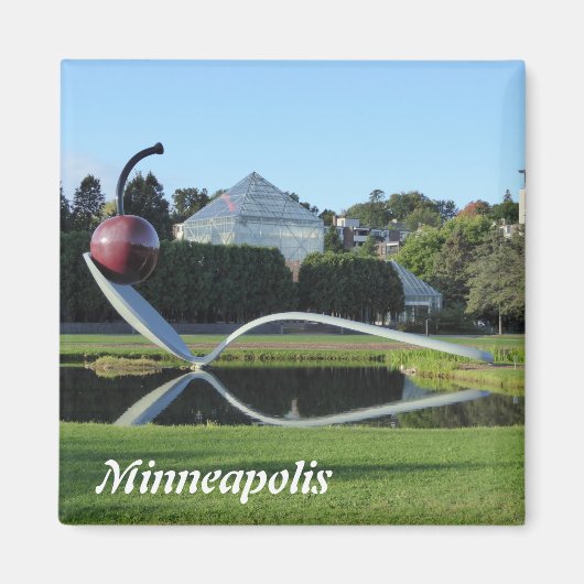 Minneapolis Cherry en Spoonbridge fotomagneet Magneet (Voorkant)