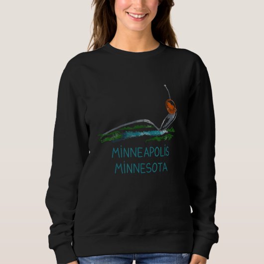 Minneapolis City Minnesota souvenir  for men women Trui (Voorkant)