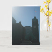"Minneapolis Clock Tower" Verjaardagskaart Kaart (Gele Bloem)