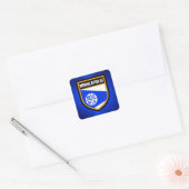 Minneapolis Flag Vierkante Sticker (Envelop)
