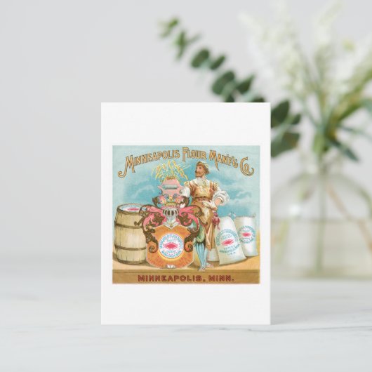 Minneapolis Flour  Food and Art Briefkaart (Staand voorkant)