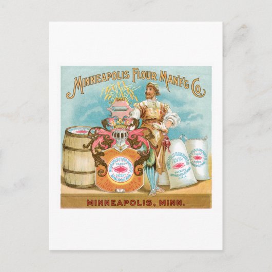 Minneapolis Flour  Food and Art Briefkaart (Voorkant)