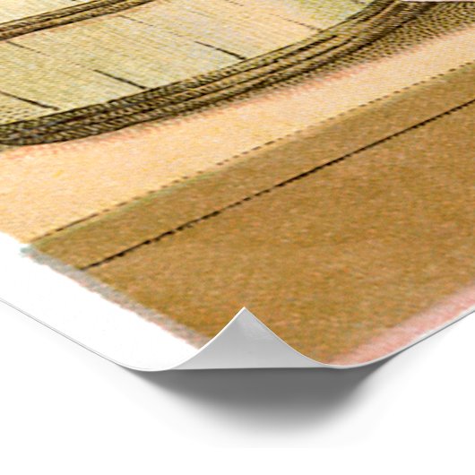 Minneapolis Flour  Food and Art Poster (Hoek)