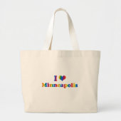 MINNEAPOLIS GAY PRIDE GROTE TOTE BAG (Voorkant)