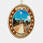 Minneapolis Keramisch Ornament (Rechts)