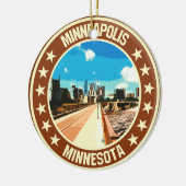 Minneapolis Keramisch Ornament (Links)