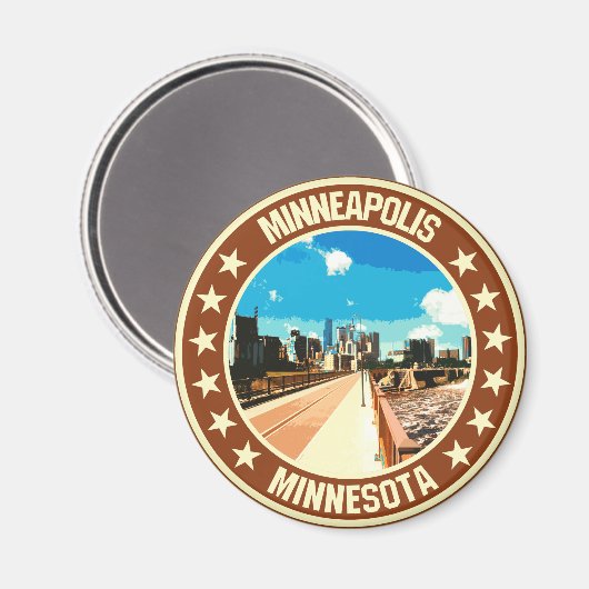 Minneapolis Magneet (Voorkant / Achterkant)