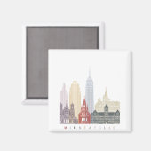 Minneapolis Magneet (Voorkant / Achterkant)