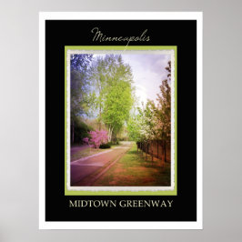 Minneapolis Midtown Greenway Poster