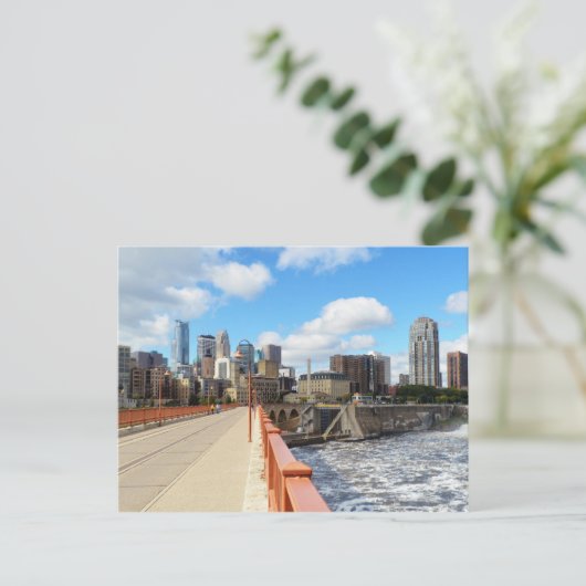 Minneapolis Minnesota Briefkaart (Staand voorkant)
