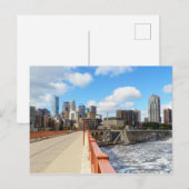Minneapolis Minnesota Briefkaart (Voorkant / Achterkant)
