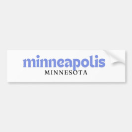 Minneapolis Minnesota Bumpersticker