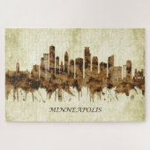 Minneapolis Minnesota Cityscape Legpuzzel (Horizontaal)