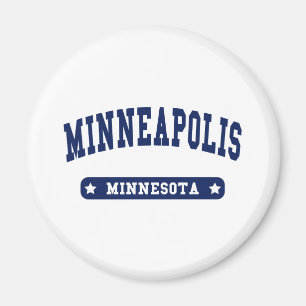 Minneapolis Minnesota College Stijlhemden Magneet