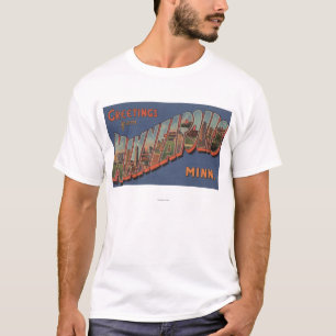 Minneapolis, Minnesota - Grote lettertjes T-shirt