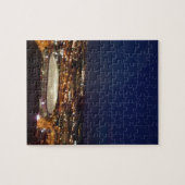 Minneapolis Minnesota HH Metrodome Night Skyline Legpuzzel (Horizontaal)