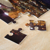 Minneapolis Minnesota HH Metrodome Night Skyline Legpuzzel (Zijkant)