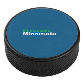 Minneapolis, Minnesota Hockey Puck (3/4)