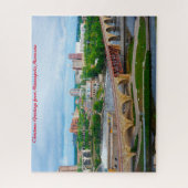 Minneapolis Minnesota .Kerstgroeten Legpuzzel (Verticaal)