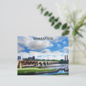 Minneapolis Minnesota Mississippi Briefkaart (Staand voorkant)