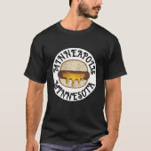 Minneapolis Minnesota MN Juicy Lucy Cheese Burger T-shirt (Voorkant)