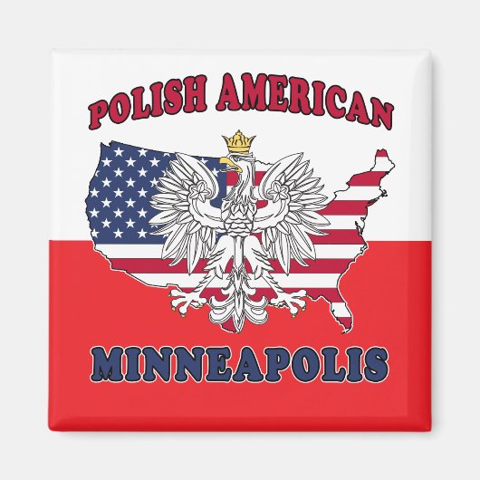 Minneapolis Minnesota Pools Magneet (Voorkant)