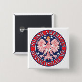 Minneapolis Minnesota Pools Vierkante Button 5,1 Cm (Voorkant /achterkant)