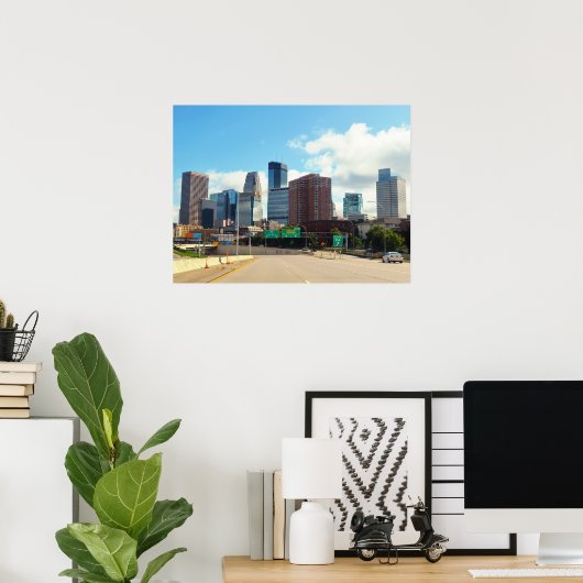Minneapolis Minnesota Poster (Thuiskantoor)