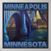 MINNEAPOLIS MINNESOTA POSTER (Voorkant)