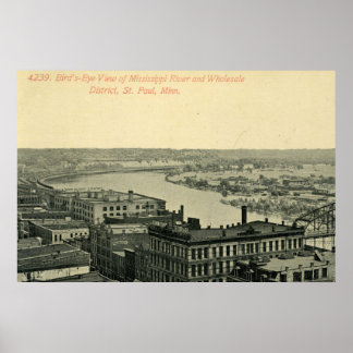  Minneapolis Minnesota Poster Skyline
