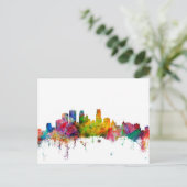 Minneapolis Minnesota Skyline Briefkaart (Staand voorkant)