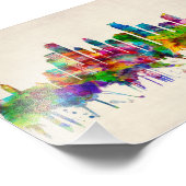 Minneapolis Minnesota Skyline Foto Afdruk (Hoek)