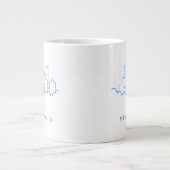 Minneapolis, Minnesota Skyline Grote Koffiekop (Voorkant)