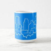 Minneapolis, Minnesota Skyline Koffiemok (Center)