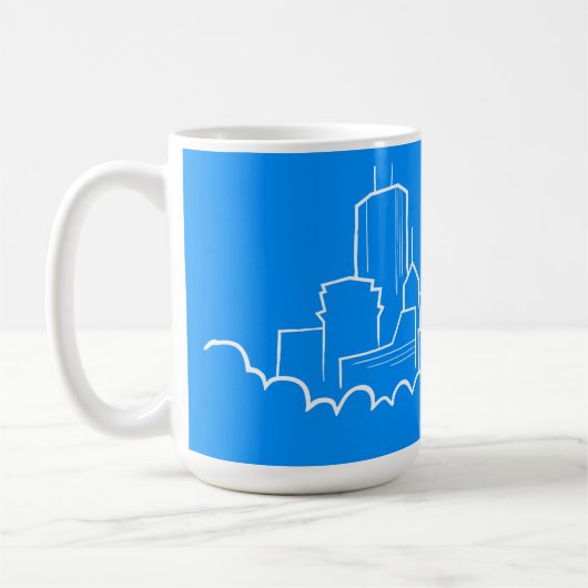 Minneapolis, Minnesota Skyline Koffiemok (Links)