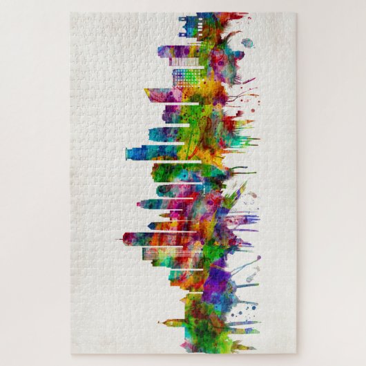 Minneapolis Minnesota Skyline Legpuzzel (Verticaal)